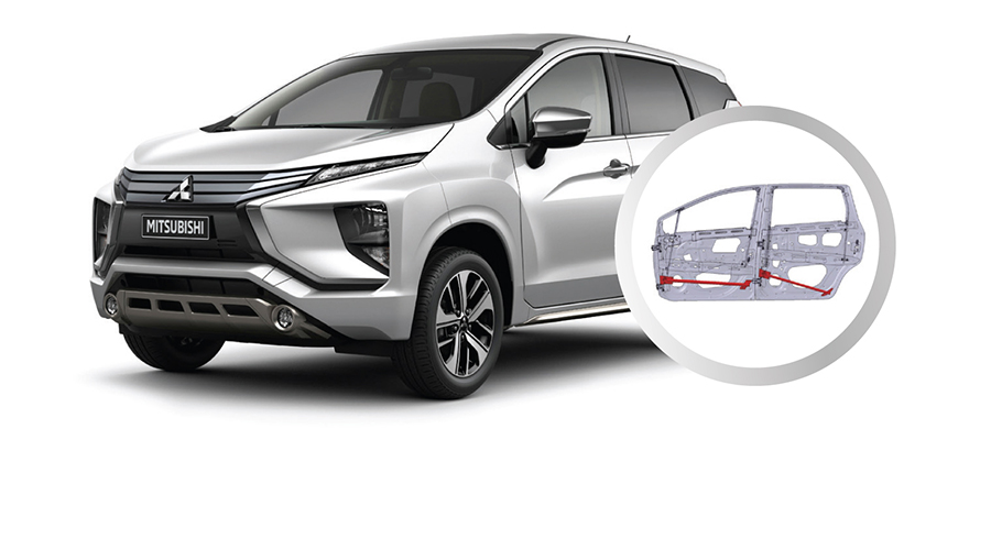 Cả 4 cửa xe đều được gia cố chắc chắn phòng trường hợp va chạm Cả 4 cửa xe đều được gia cố chắc chắn phòng trường hợp va chạm
